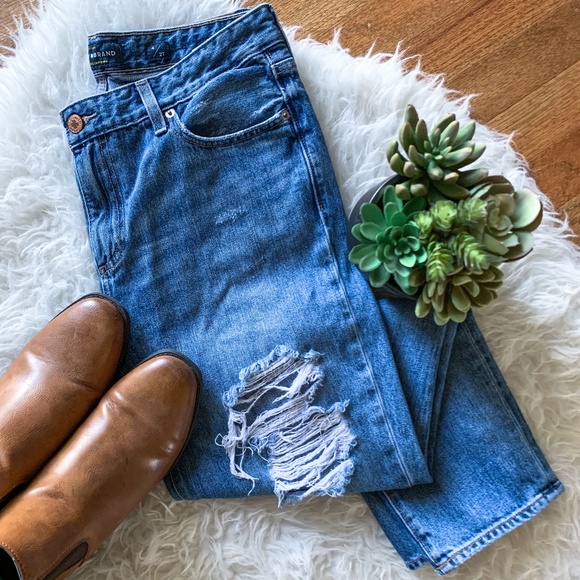 Lucky Brand Denim - Lucky Brand Distressed Sienna Slim Boyfriend Jean